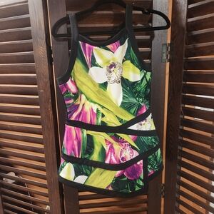 Worthington Black and Green Top